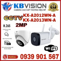 Lắp đặt trọn bộ 2 camera IP quan sát KBVISON CCTV-A2012WN