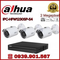 Lắp đặt trọn bộ 3 Camera IP DAHUA IPC-HFW1230SP-S4
