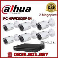 Lắp đặt trọn bộ 6 Camera IP DAHUA IPC-HFW1230SP-S4
