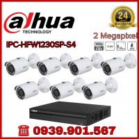 Lắp đặt trọn bộ 7 Camera IP DAHUA IPC-HFW1230SP-S4