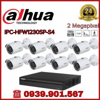 Lắp đặt trọn bộ 8 Camera IP DAHUA IPC-HFW1230SP-S4