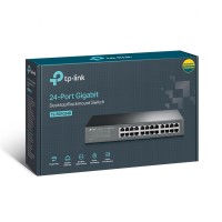 SWITCH TP-LINK TL-SG1024 (24 CỔNG RJ45 10/100/1000MBPS, VỎ KIM LOẠI, GẮN TỦ RACK 19 INCH)