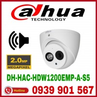 Camera Dome 4 in 1 hồng ngoại 2.0 Megapixel DAHUA DH-HAC-HDW1200EMP-A-S5