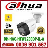 Camera HDCVI Full Color ánh sáng kép thông minh 2.0MP DH-HAC-HFW1239CP-IL-A