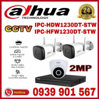 LẮP ĐẶT TRỌN BỘ 3 CAMERA IP QUAN SÁT DAHUA CCTV-1230DT-STW