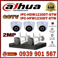 LẮP ĐẶT TRỌN BỘ 5 CAMERA QUAN SÁT DAHUA CCTV-1230DT-STW