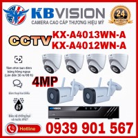 LẮP ĐẶT TRỌN BỘ 5 CAMERA QUAN SÁT KBVISION CCTV-A4012WN-A