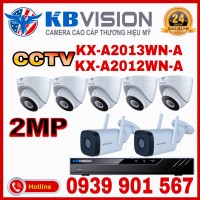 Lắp đặt trọn bộ 7 camera quan sát KB CCTV-A2012WN-A