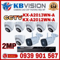 Lắp đặt trọn bộ 8 camera quan sát KBVISION CCTV-A2012WN