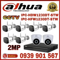 LẮP ĐẶT TRỌN BỘ 8 CAMERA QUAN SÁT DAHUA CCTV-1230DT-STW