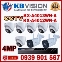 LẮP ĐẶT TRỌN BỘ 8 CAMERA QUAN SÁT KBVISION CCTV-A4012WN-A