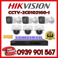 Lắp đặt trọn bộ 6 camera quan sát CCTV-2CD1021G0-I 