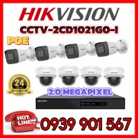 Lắp đặt trọn bộ 8 camera quan sát CCTV-2CD1021G0-I