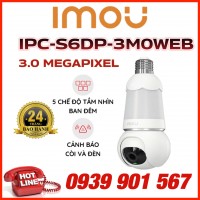 Camera Wifi quay quét bóng đèn 3MP iMOU IPC-S6DP-3M0WEB