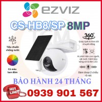 Camera IP 8MP EZVIZ CS-HB8/SP + Tấm Pin