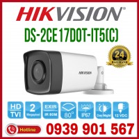 Camera hồng ngoại 2.0 Megapixel HIKVISION DS-2CE17D0T-IT5(C)