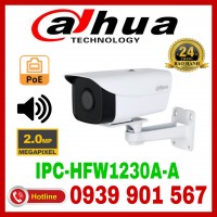 Camera IP 2MP thân trụ DAHUA DH-IPC-HFW1230A-A