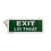 Đèn Exit thoát hiểm KT110/Kentom 1 mặt