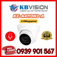 Camera IP 4MP KBVISION KX-A4112N3-A tích hợp micro