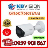 Camera IP thân hồng ngoại 2.0MP Starlight  KX-CAi2001SN-A