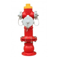 Trụ nước chữa cháy ngoài nhà Tomoken TMK-125-275-001 3 cửa (gồm đế) DN125 x 2DN75