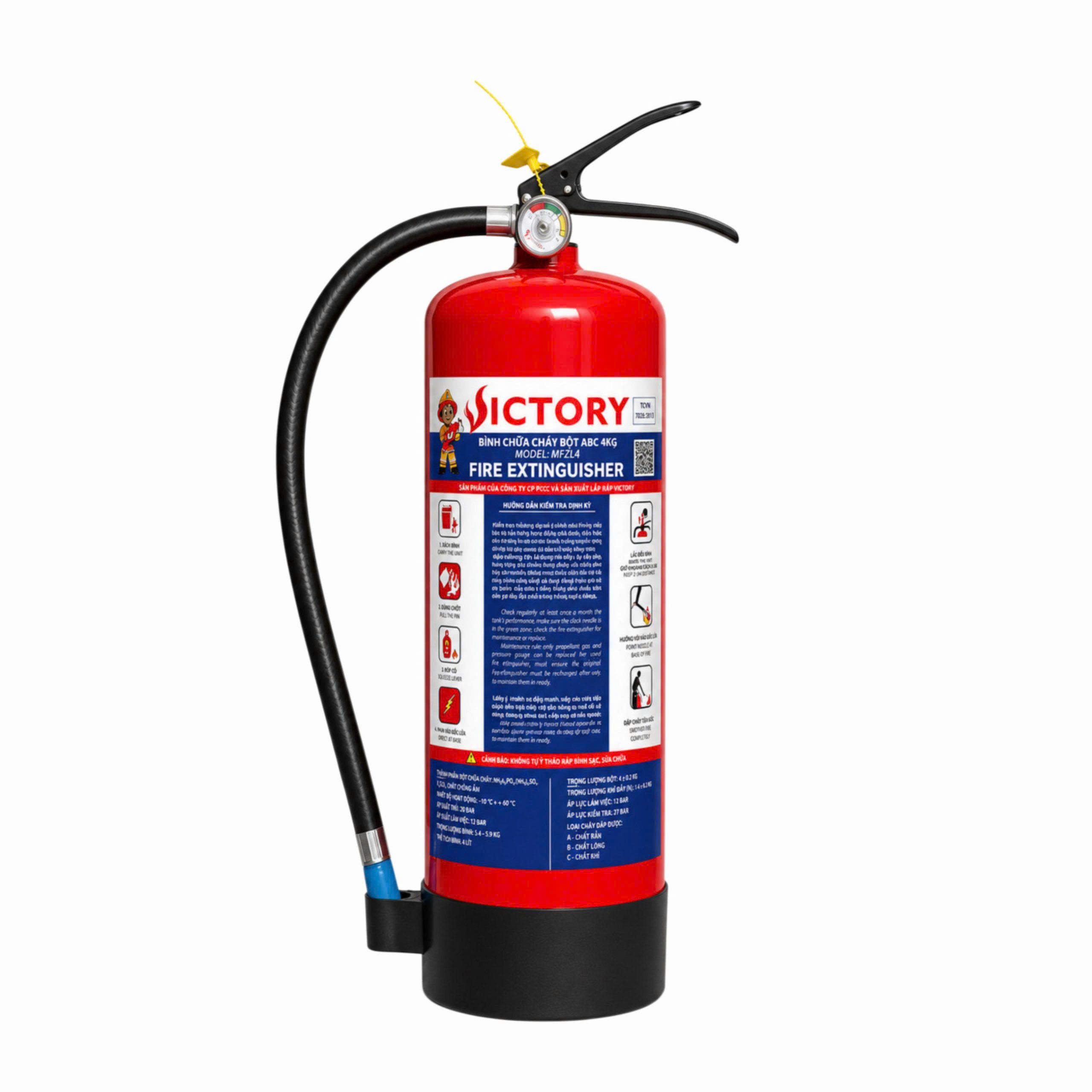 Bình chữa cháy VICTORY bột ABC 8kg MFZL8
