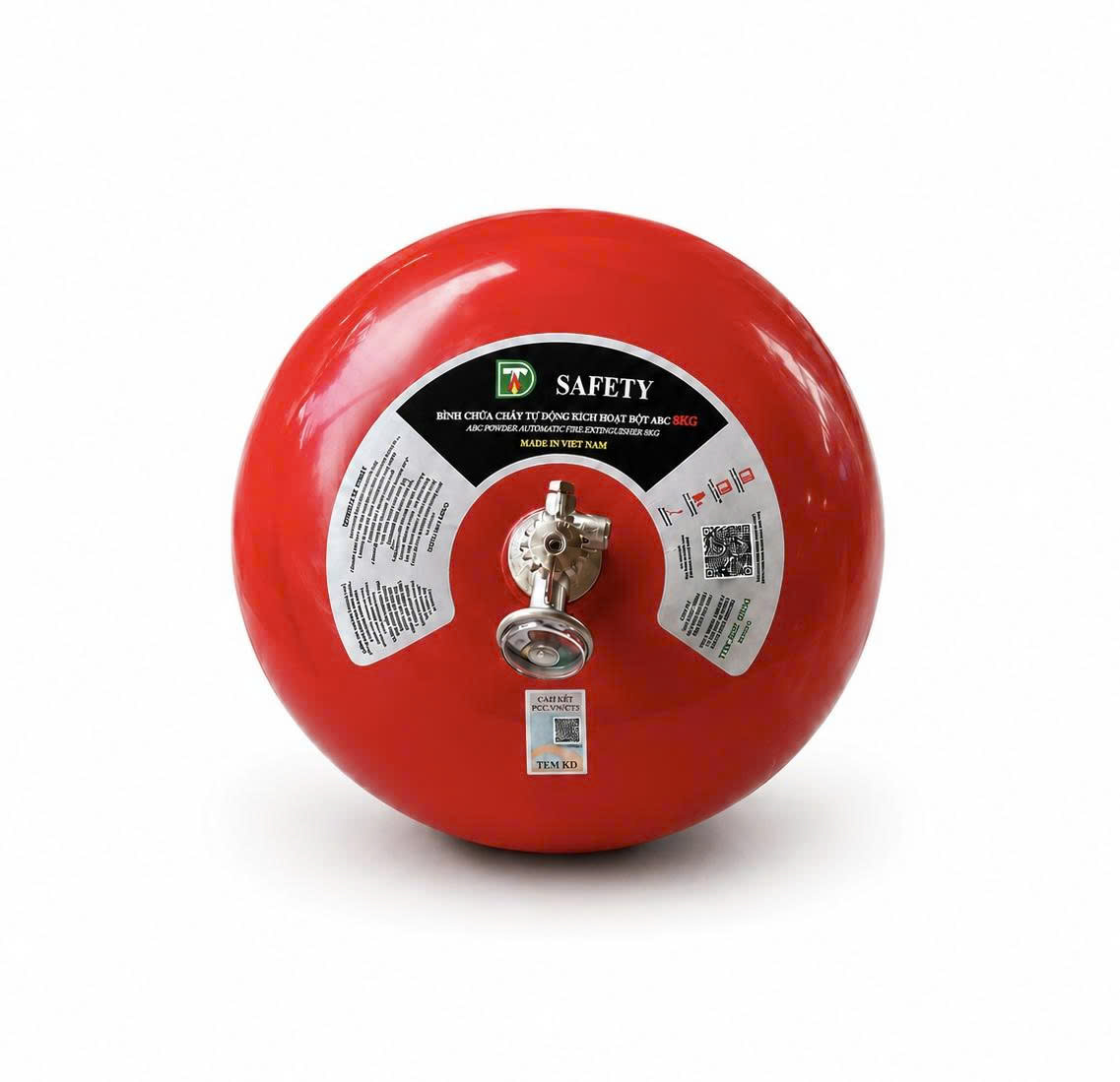 Bình cầu Chữa cháy tự động Safety ABC 8kg
