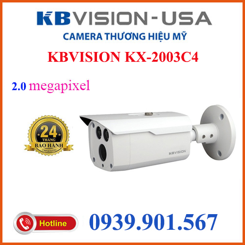 Camera HDCVI HỒNG NGOẠI 2.0 Megapixel KBVISION KX-2003C4