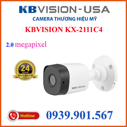 Camera 4 in 1 hồng ngoại 2.0 Megapixel KBVISION KX-2111C4