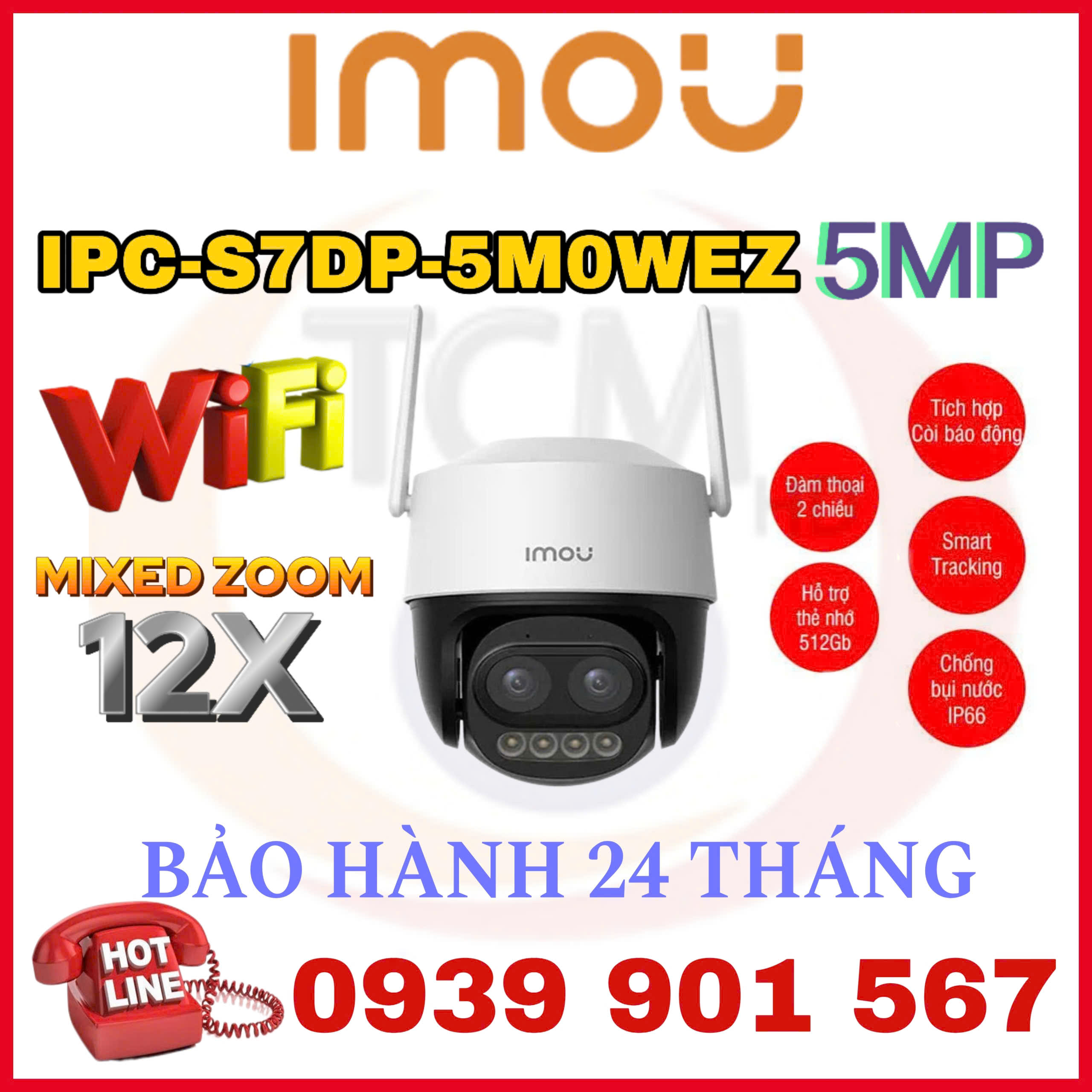 Camera IMOU IPC-S7DP-5M0WEZ 5MP(3K)