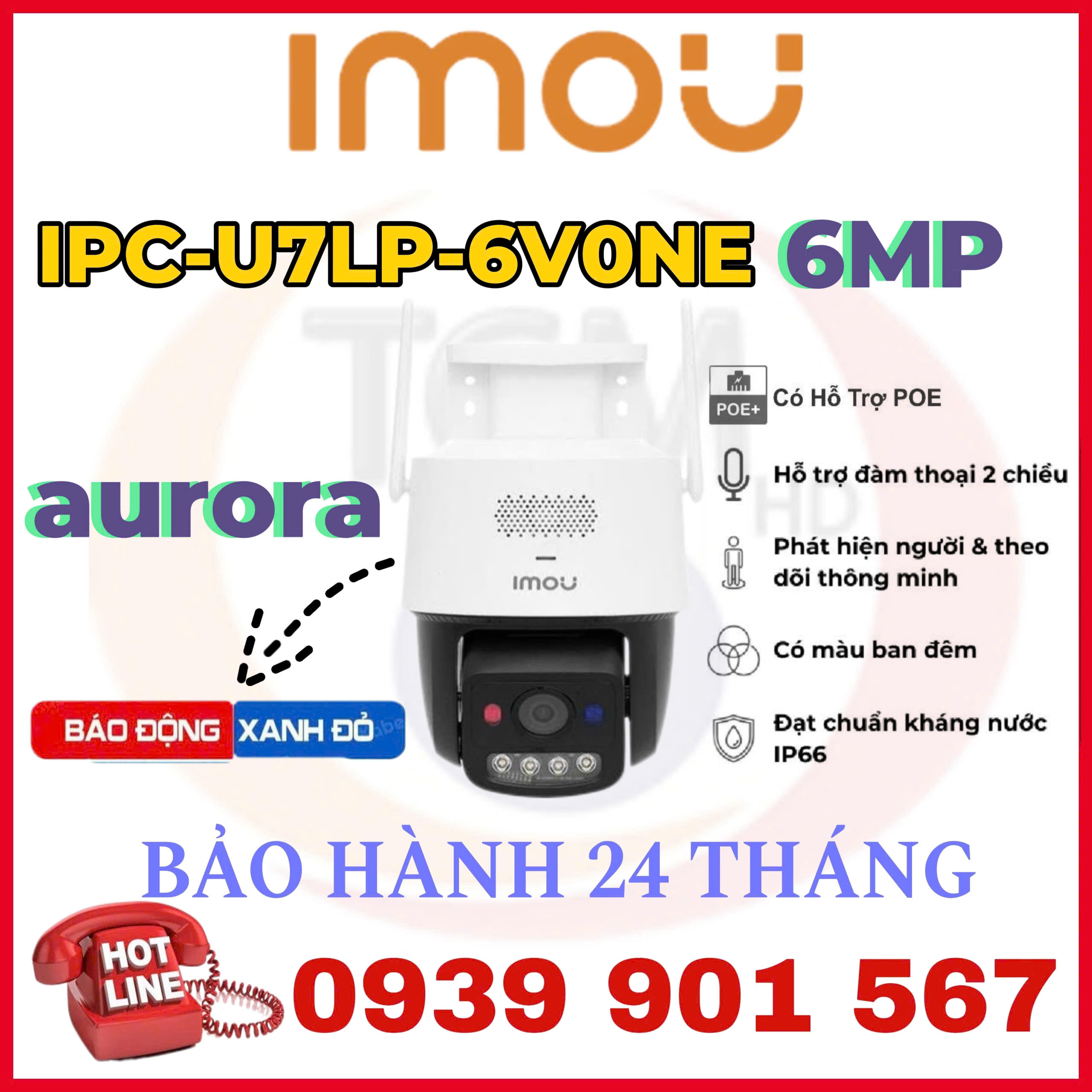 Camera Wifi IMOU TITAN PRO IPC-U7LP-6V0NE 6MP 3K+