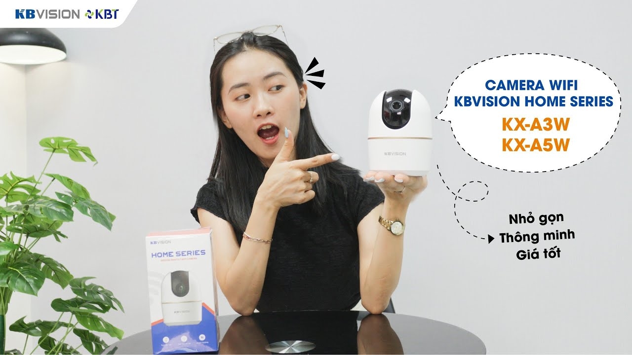 [Review & Demo] Camera Wifi KBVISION quay quét trong nhà KX-A3W