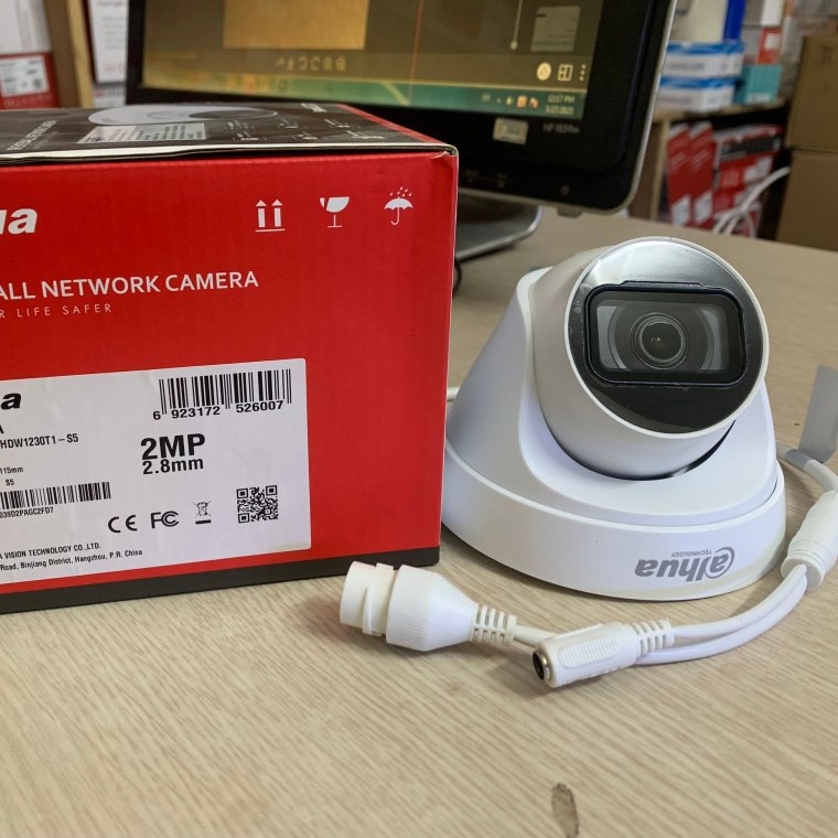Camera Dome IP Dahua HDW1230T1P-S5-VN (kbt) 2MP 1080P, hồng ngoại 30m, chống ngược sáng