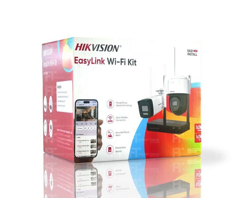 Bộ Kit EasyLink Camera NKS422W03H 2MP Không Dây HIKVISION - Viễn thông  Hoàng Thạch