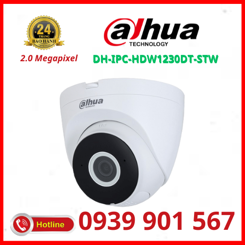 Camera IP hồng ngoại không dây 2.0 Megapixel DAHUA DH-IPC-HDW1230DT-STW