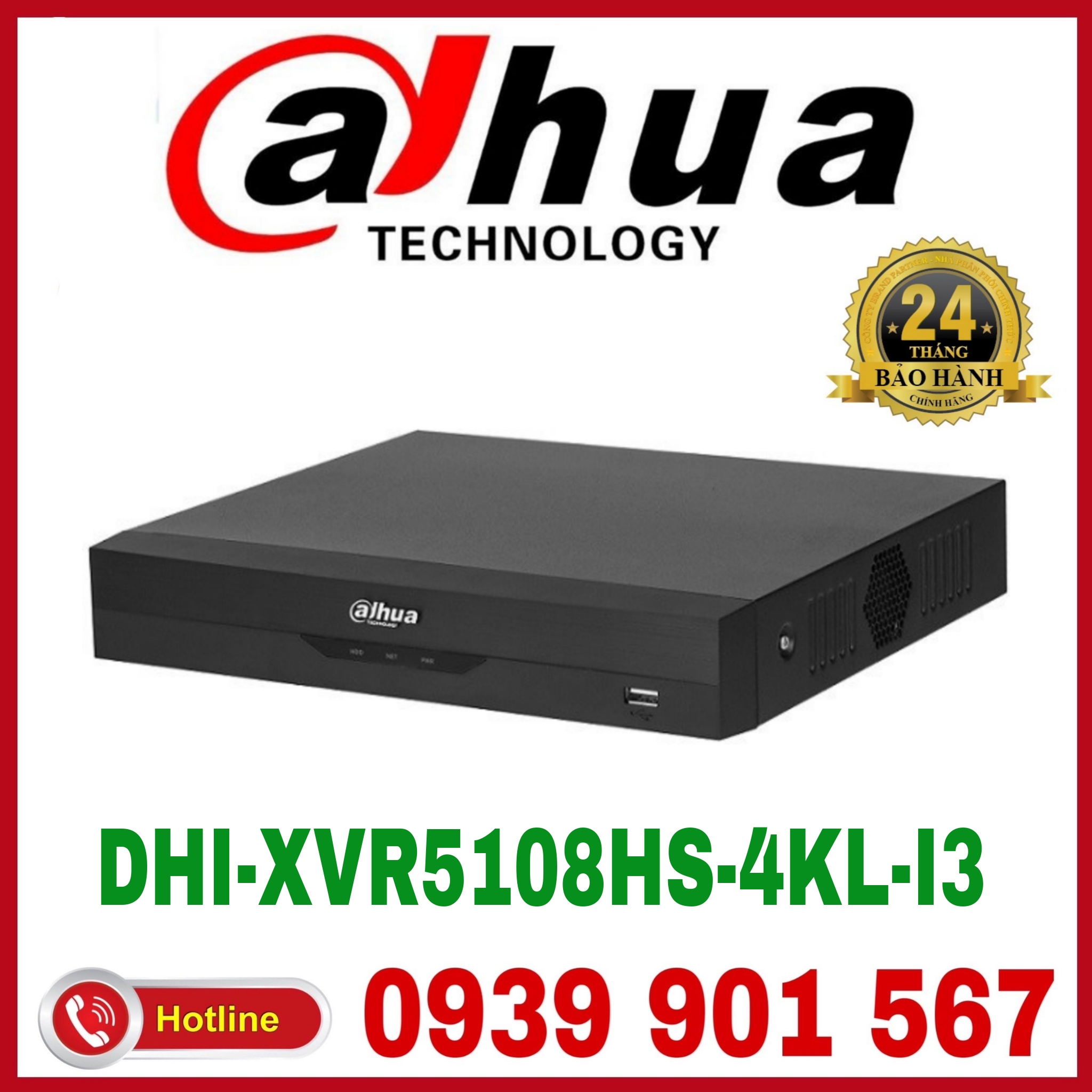 Đầu ghi hình Penta-brid 8 kênh DAHUA DHI-XVR5108HS-4KL-I3