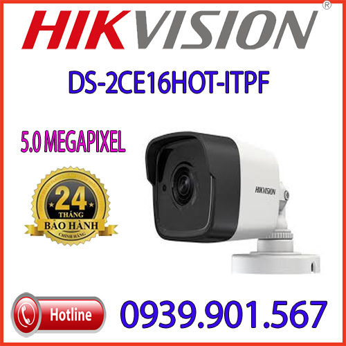 lắp đặt Camera 4 in 1 hồng ngoại 5.0 Megapixel HIKVISION DS-2CE16H0T-ITPF