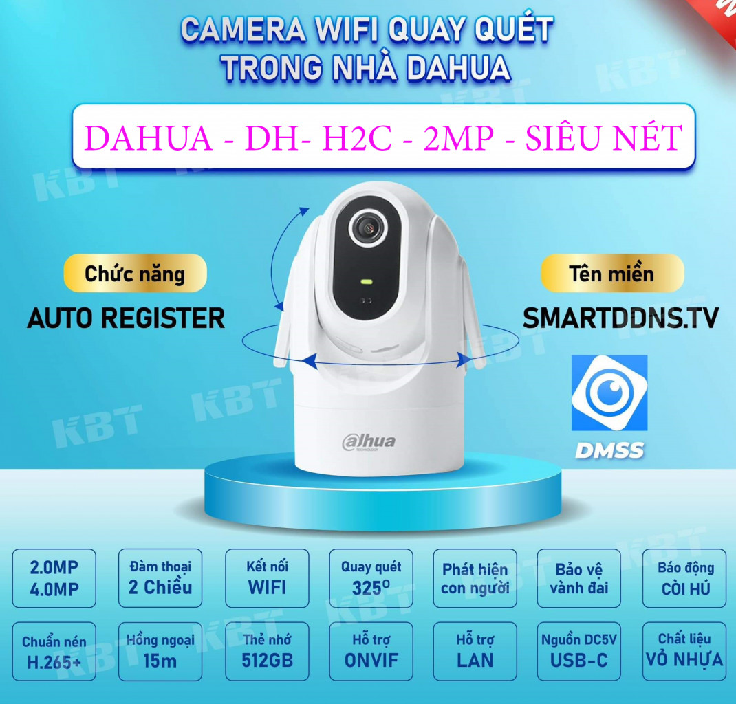 Camera Hero C1 DH-H2C 2MP DAHUA Thông Minh