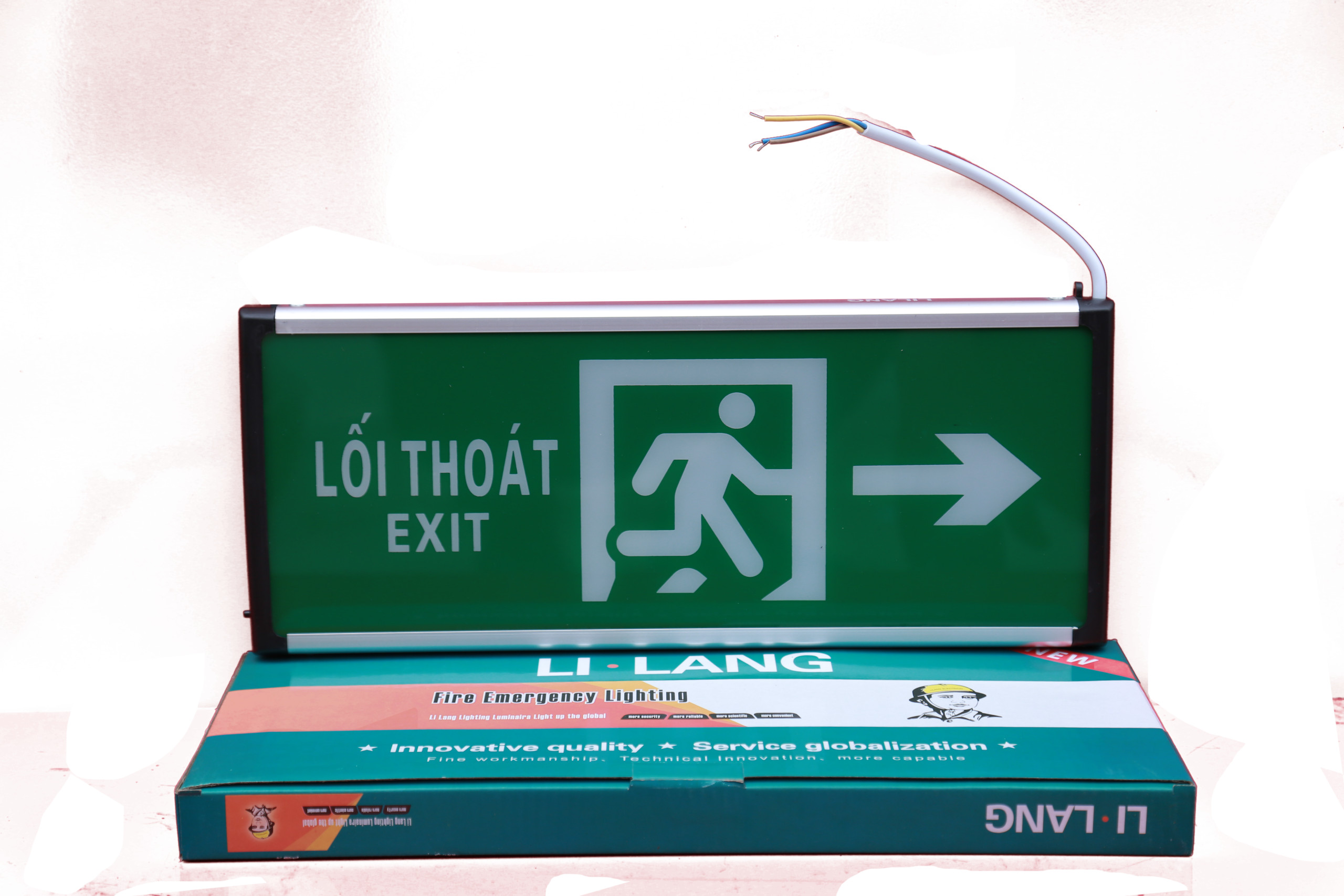 Đèn Exit loại  2 mặt (loại chỉ hướng trái, phải) 