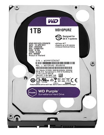 Ổ cứng chuyên dụng 1TB WESTERN PURPLE