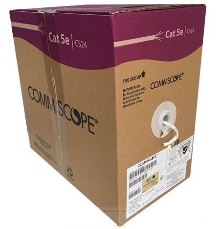  Cáp mạng CommScope CAT5E FTP, 24AWG, CM, 305m/thùng, màu trắng (219413-2) 