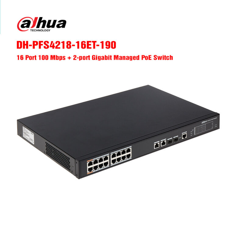 Switch PoE 16 Port Dahua DH-PFS4218-16ET-190