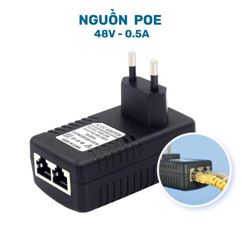 Nguồn 48V-0.5A PoE (nguồn P0E 2 cổng)