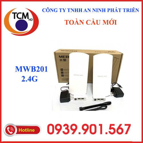 Bộ thu phát không dây cho camera IP MWB201 2.4G