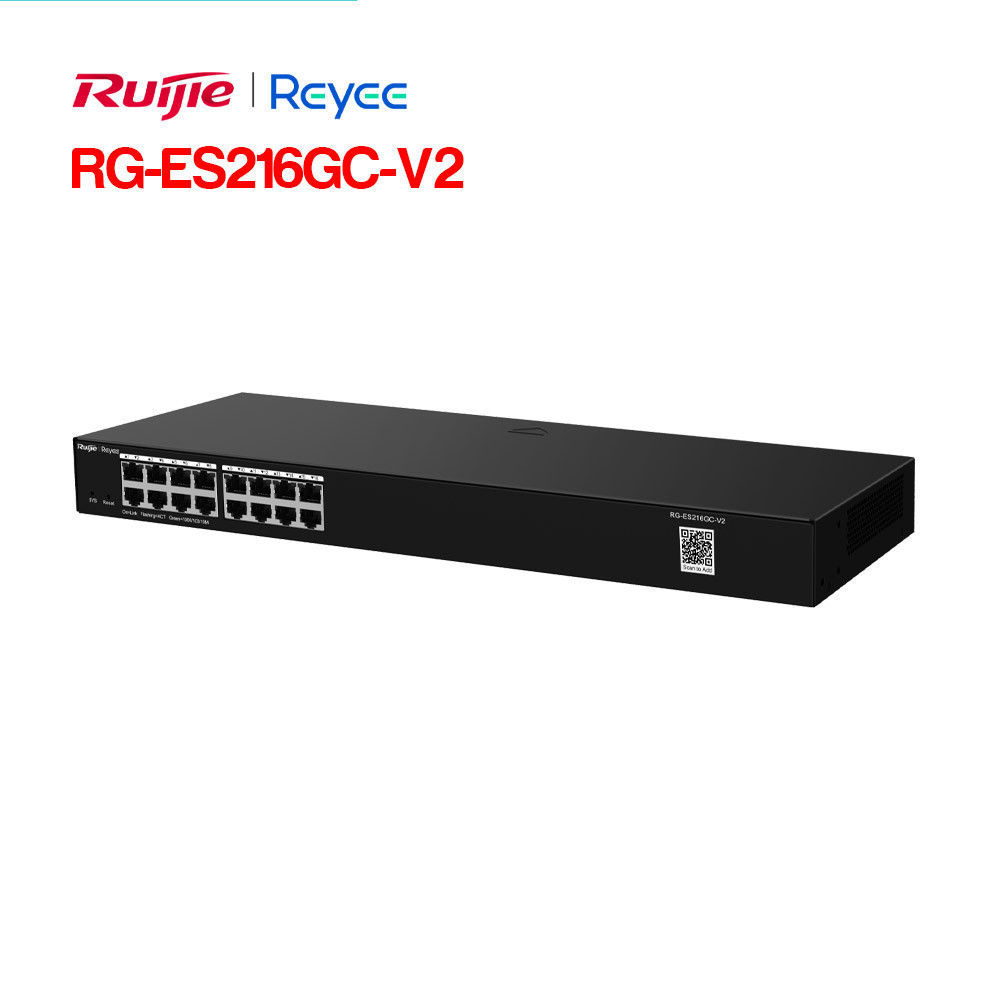 Switch 16 Cổng RUIJIE RG-ES216GC-V2 Layer 2 Smart Managed 