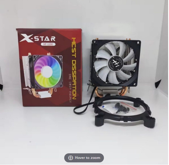 Tản nhiệt khí CPU Xstar HF1200 Black 1 fan 9cm LED