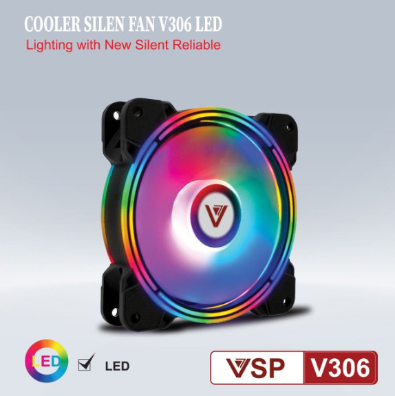 Fan Case VSP V306B LED ARGB 12cm