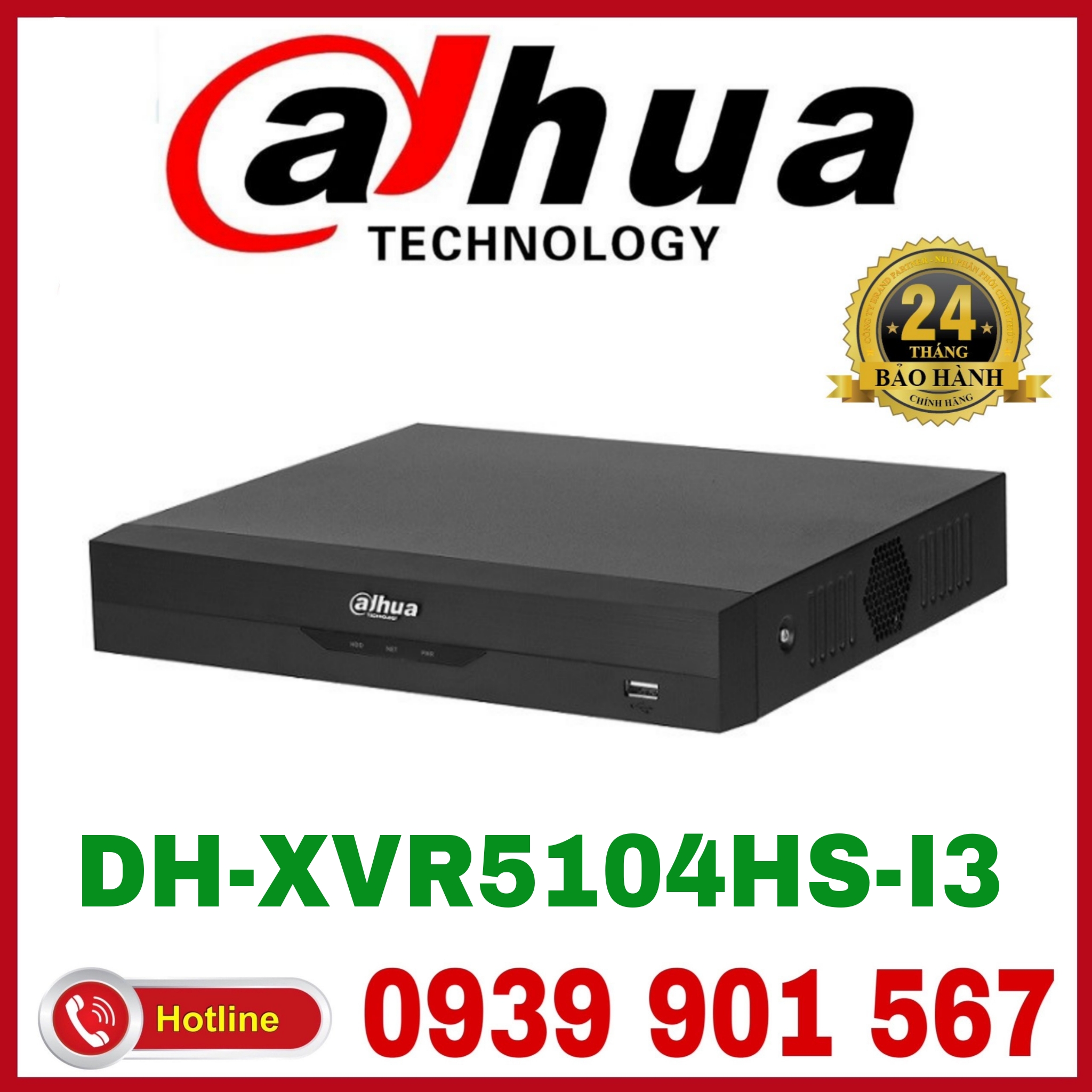 Đầu ghi hình Penta-brid 4 kênh DAHUA DH-XVR5104HS-I3