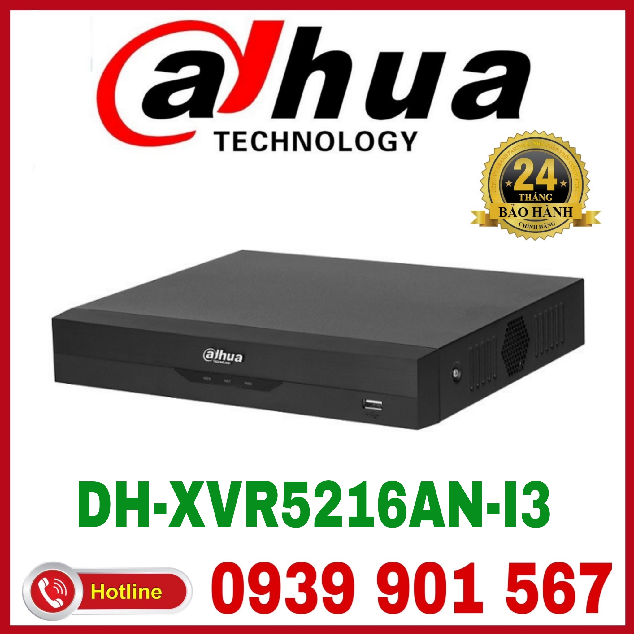 Đầu ghi hình Penta-brid 16 kênh DAHUA DH-XVR5216AN-I3