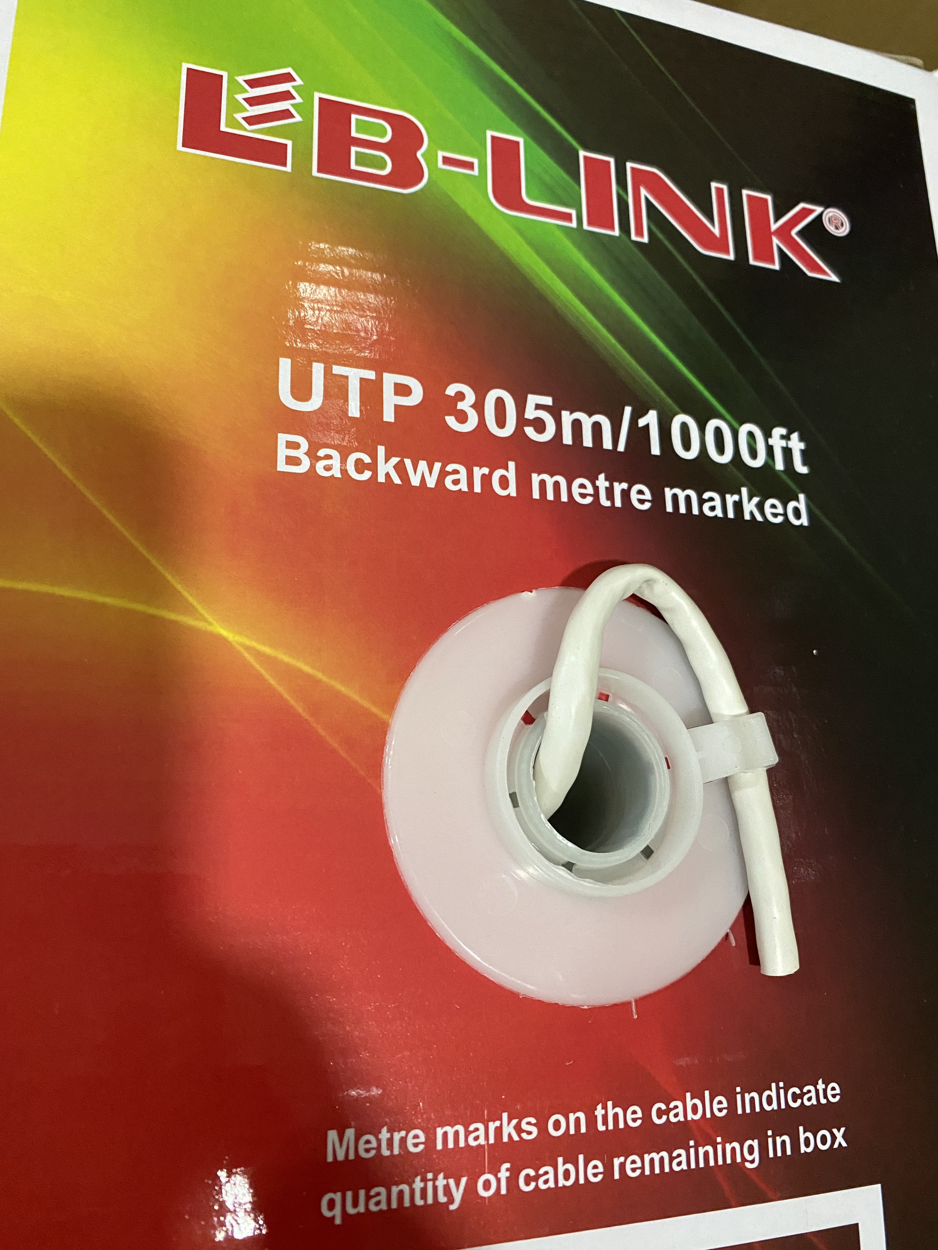 Dây mạng LB-Link Cat 6 UTP dài 305m màu trắng ( Cuộn - Mét )